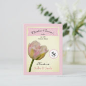 Personalized Heirloom Bulbs & Seeds Tulip Garden Feestdagenkaart (Staand voorkant)