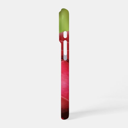 Personalized High-Poly Rose In Bloom Phone Case iPhone Hoesje (Linkerkant)