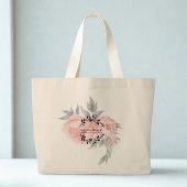 Personalized Hijab Line Art Tote | World Hijab Day Grote Tote Bag