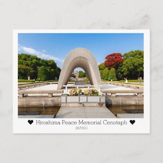 Personalized, Hiroshima Peace Memorial Park, Japan Briefkaart (Voorkant)