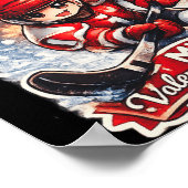 Personalized Hockey MVP My Valentine Player Poster (Hoek)