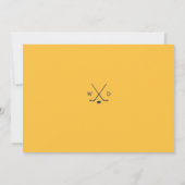 Personalized Hockey Note Card Sports Stationery Bedankkaart (Achterkant)