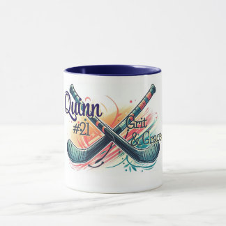 Personalized Hockey Player Mug Mok