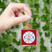Personalized Hockey Team Gifts or Senior Hockey Sleutelhanger (Hand)