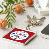 Personalized Hockey Team Gifts or Senior Hockey Sleutelhanger (Zijkant)