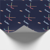 Personalized Hockey Wrapping Paper  Cadeaupapier (Hoek)