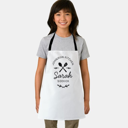 Personalized Holiday Baking Apron Matching set Duo Schort (Insitu)