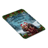 Personalized Holiday Card Magneet (Rechterzijde)
