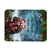 Personalized Holiday Card Magneet (Horizontaal)
