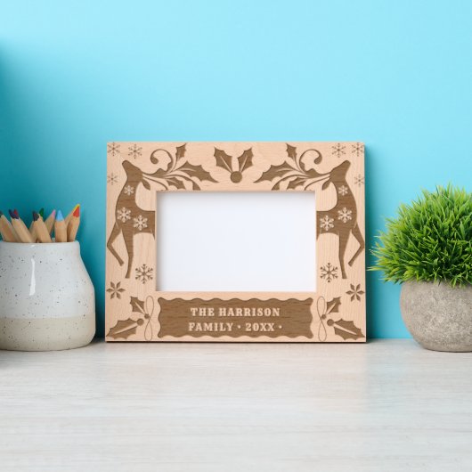 Personalized Holiday Gegraveerde Lijstjes (Voorkant)