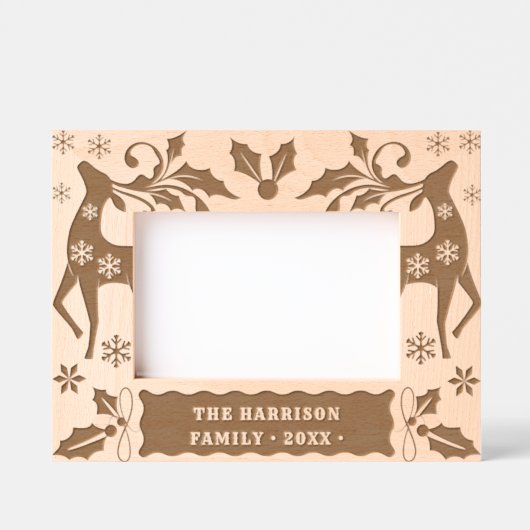 Personalized Holiday Gegraveerde Lijstjes (Voorkant)