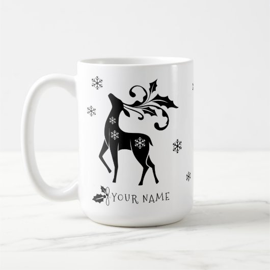 Personalized Holiday Koffiemok (Links)