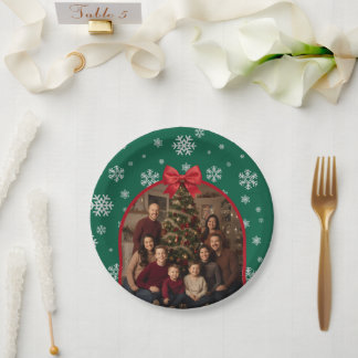 Personalized Holiday Party Plates with Editable Papieren Bordje