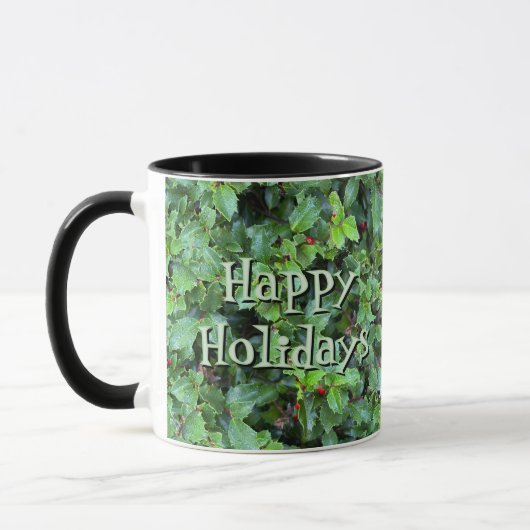 Personalized Holly Berry Christmas Holiday Gift Mu Mok (Links)