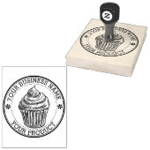 Personalized Homemade Logo Custom Large Rubberstempel (Gestempeld)