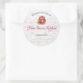Personalized Homemade Salsa Canning Stickers (Tas)