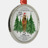 Personalized Horse Christmas Ornament Keepsake (Rechts)