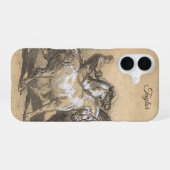 Personalized Horse Fair – Rosa Bonheur iPhone 16 Hoesje (Achterkant horizontaal)