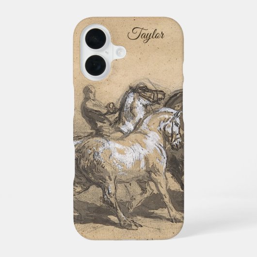 Personalized Horse Fair – Rosa Bonheur iPhone 16 Hoesje (Achterkant)