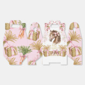 Personalized Horse Gift Girly Blush Pink Bedankdoosjes (Ongevouwen)