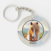 Personalized Horse Lover Photo Sleutelhanger (Voorkant)