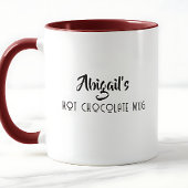 Personalized Hot Chocolate Mug Mok