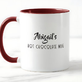  Personalized  Hot  Chocolate Mug Mok