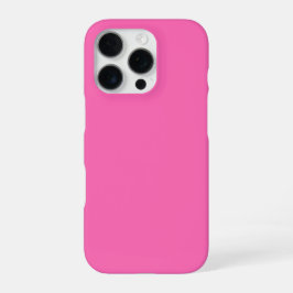Personalized Hot Pink iPhone Case with Custom 16 Pro Hoesje