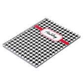 Personalized Houndstooth Journal School Notitieboe Notitieboek (Linkerzijde)