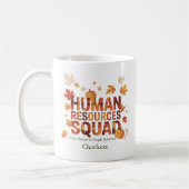 Personalized HR Squad – Herfsttypografie Koffiemok (Links)