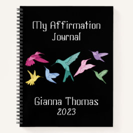 Personalized Hummingbird Journal Notitieboek