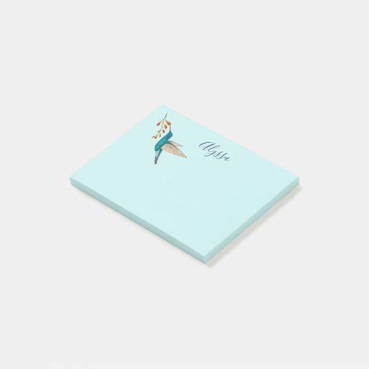 Personalized Hummingbird Notes (Schuin)