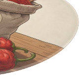 Personalized Hungarian Kalocsai Paprika  Snijplank (Hoek)