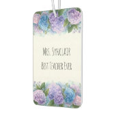 Personalized Hydrangea Teacher Thank You Luchtverfrisser (Links)