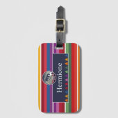 Personalized Iconic Inca Citadel Machu Picchu Peru Bagagelabel (Voorkant (verticaal))