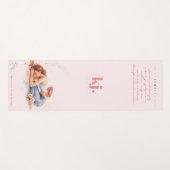 Personalized Illustrated Cancer Zodiac Quote Yogamat (Voorkant (horizontaal))