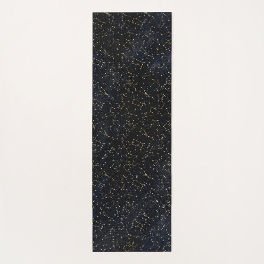 Personalized Illustrated Leo Zodiac Quote Yogamat (Achterkant)