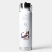 Personalized Illustrated Scorpio Zodiac Quote Waterfles (Voorkant)