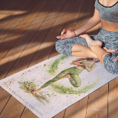 Personalized Illustrated Taurus Zodiac Quote Yogamat