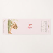 Personalized Illustrated Virgo Zodiac Quote Yogamat (Voorkant (horizontaal))