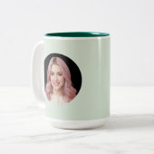 Personalized Image Custom Mug Unique Design Tweekleurige Koffiemok (Voorkant links)