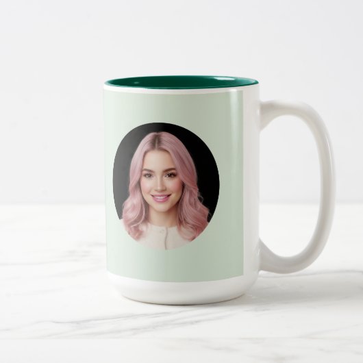 Personalized Image Custom Mug Unique Design Tweekleurige Koffiemok (Rechts)