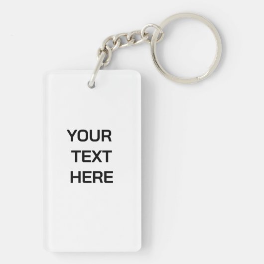 Personalized image keychain, Personalized text  Sleutelhanger (achterkant)