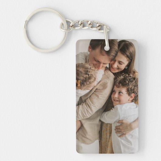 Personalized image keychain, Personalized text  Sleutelhanger (Voorkant)