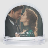 Personalized In Loving Memory Photo Snow Globe Sneeuwbol (Achterkant)