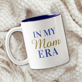 Personalized In My Mom Era Quote Mothers Day Tweekleurige Koffiemok