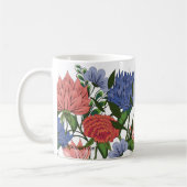 Personalized Indian Floral Koffiemok (Links)