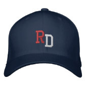 Personalized Initial Baseball Cap - Embroidered (Voorkant)