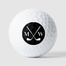 Personalized Initial Monogram Golfballen