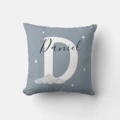 Personalized Initial Name Nursery Throw Pillow Kussen (Voorkant)